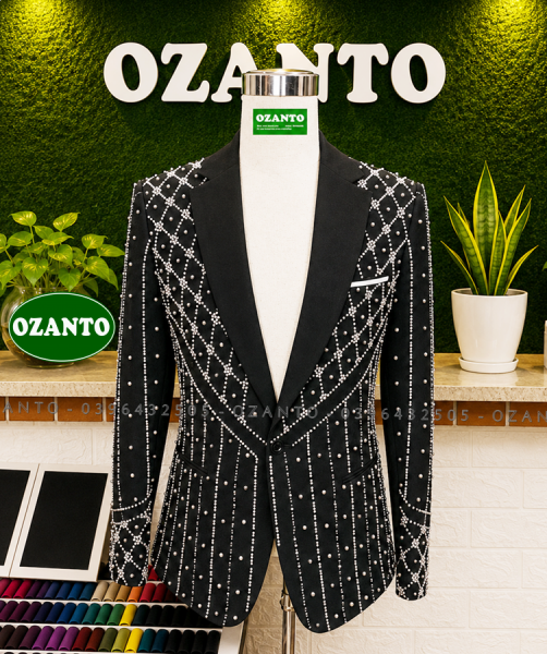 Vest kết cườm
