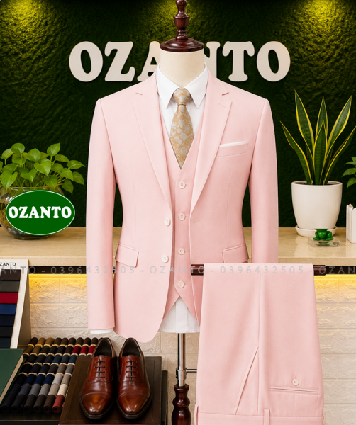 Bộ suit hồng CC