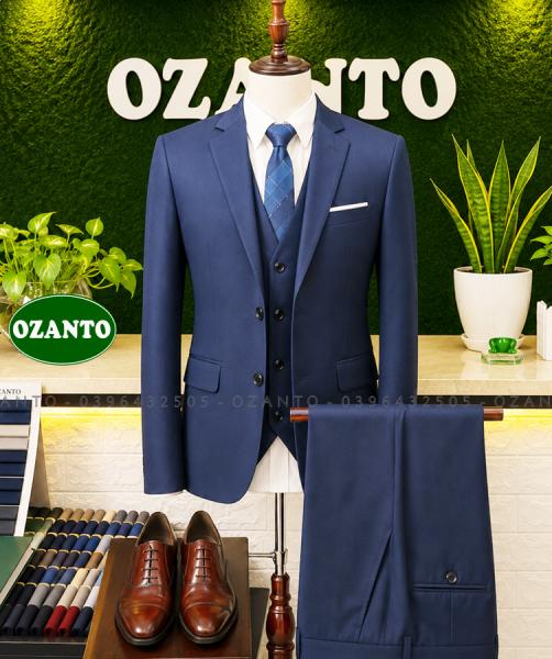 Bộ suit xanh CC