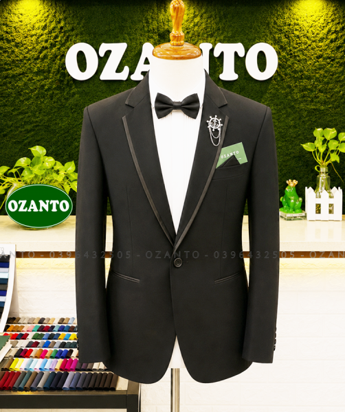 Vest đen phối viền